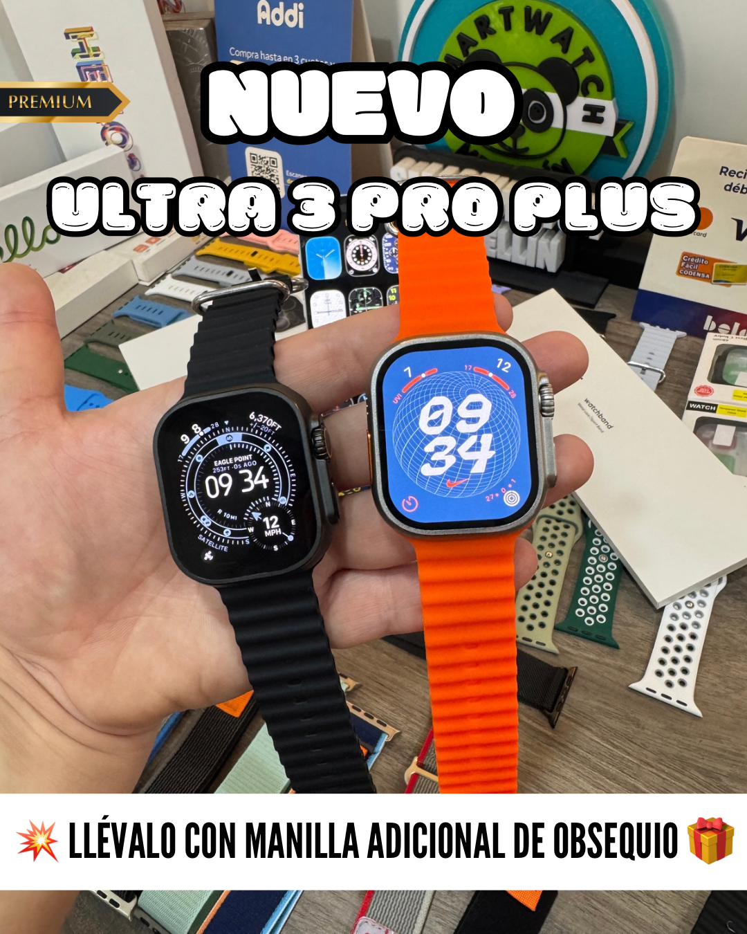💥 NUEVO ULTRA 3️⃣ PRO PLUS 🔥 ➕ MANILLA DE OBSEQUIO 🎁
